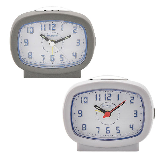 Widdop Qtz Beep Alarm Clock LED Dial/Snooze 9765 Available Multiple Colours