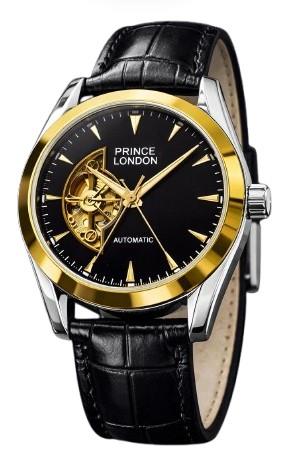 NYL Mens Fashion Automatic Leather Mechanical Round Face Dial Analogue Faux Leather Strap Watch NY London Available Multi Colour