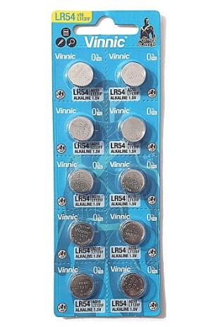 Vinnic Watch Battery Card of 10 Available Multiple Size