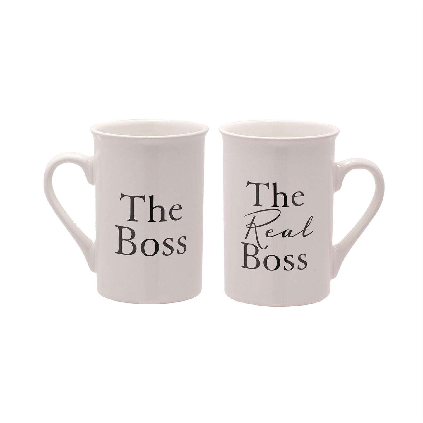 Amore 2 piece Mug Set - "The Boss / The Real Boss"