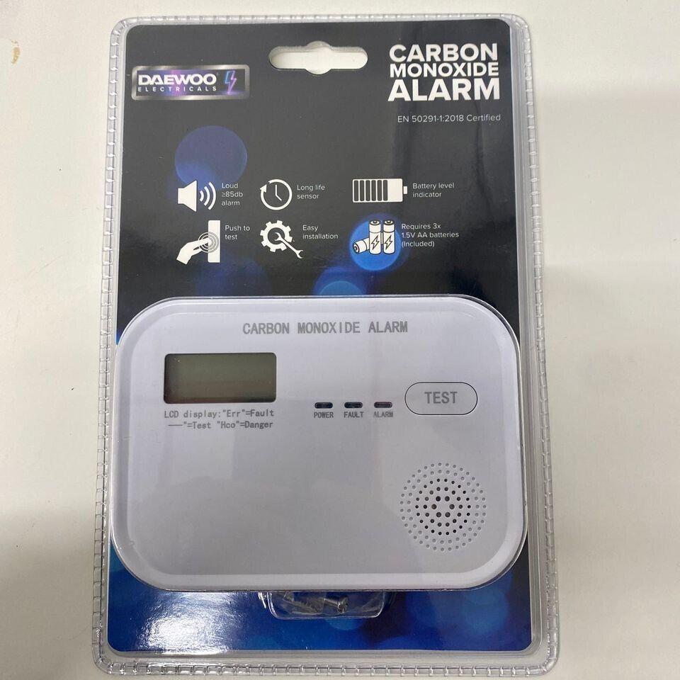 Daewoo Carbon Monoxide Alarm Detector Ela1391 Dk Wholesale Ltd 6771