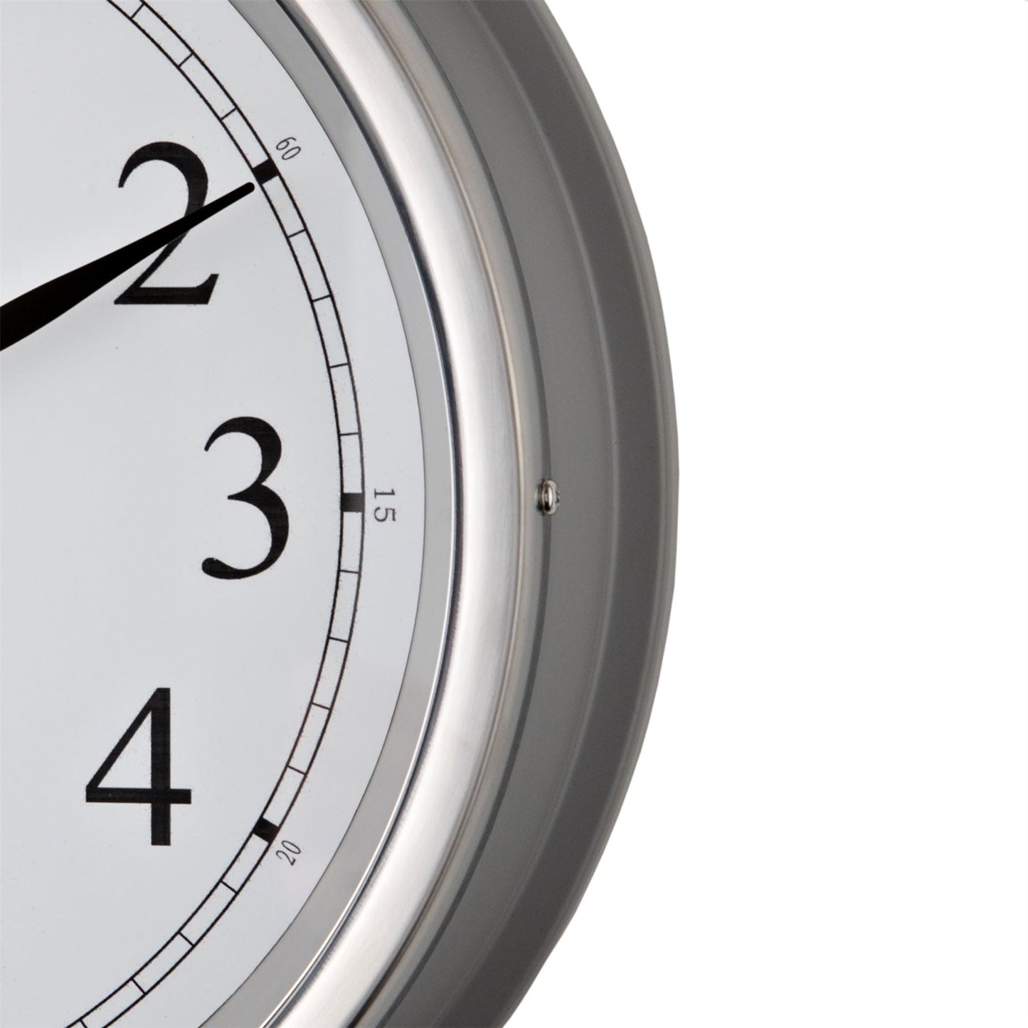 Hometime 35cm Wall Clock With Arabic Dial Available Multiple Colour