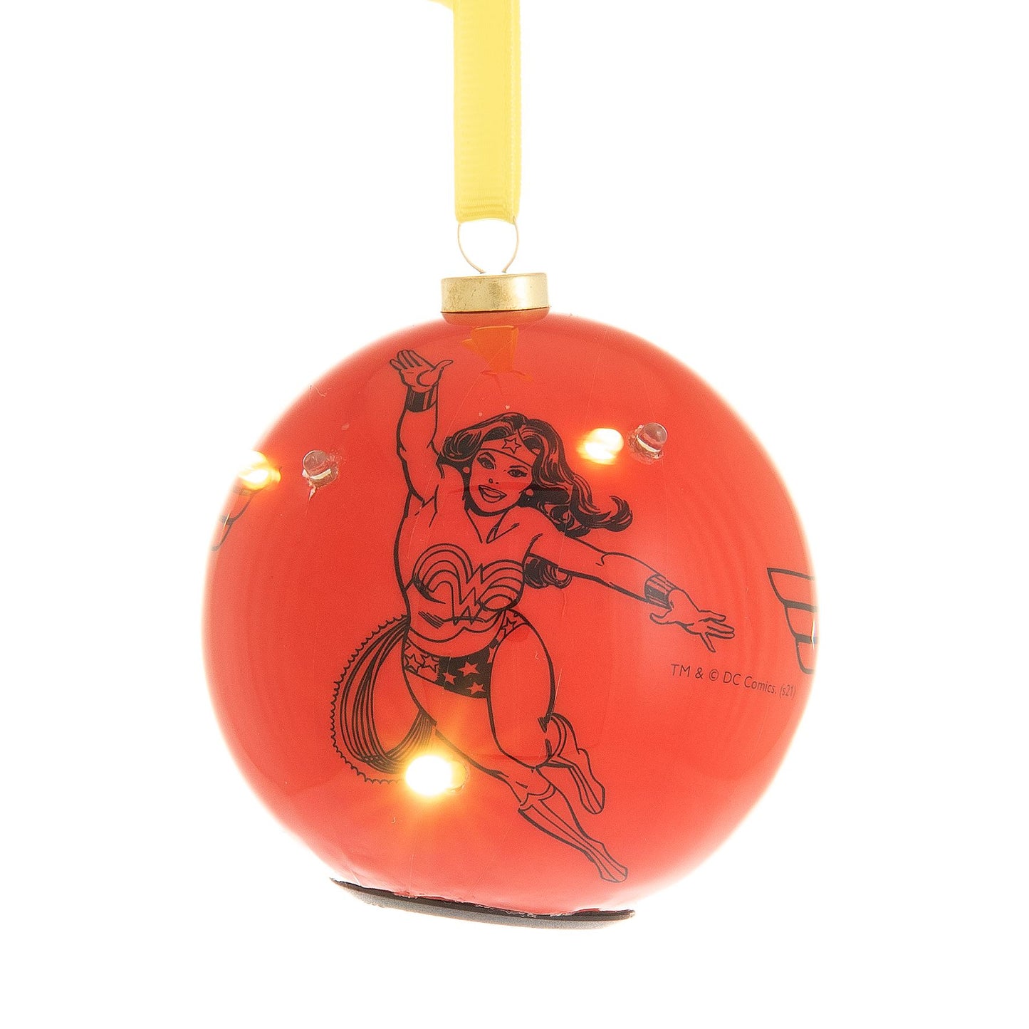 DC Comic Light Up Bauble - Wonder Woman