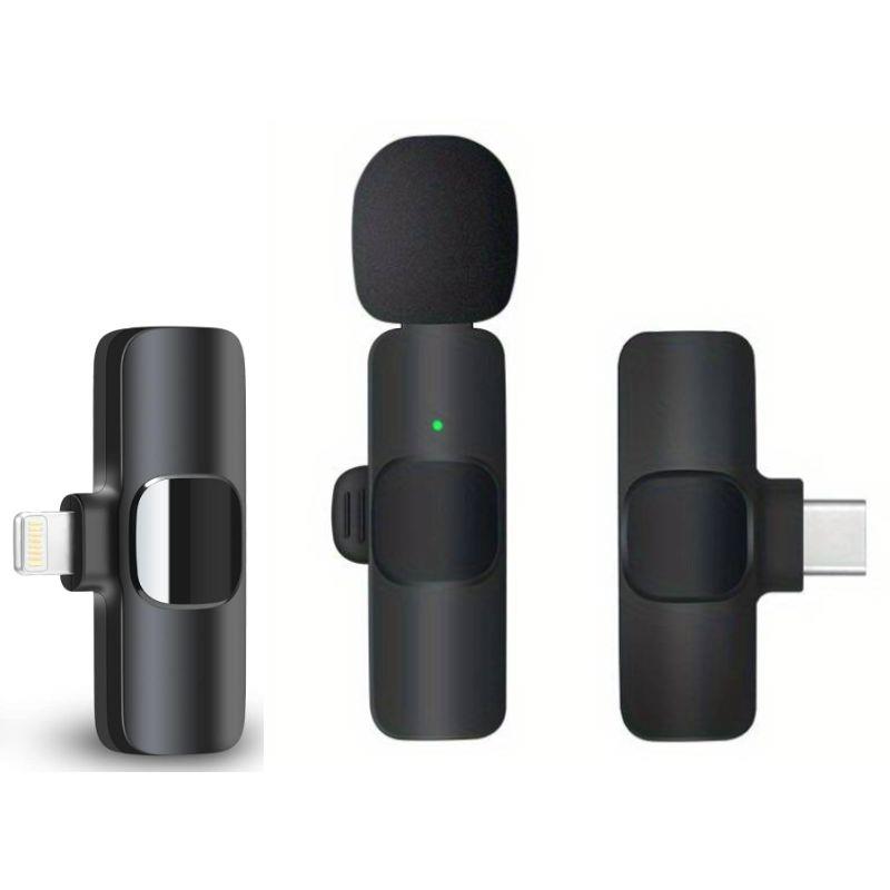 K9 Wireless Microphone Mini Plug and Play Noise Canceling 2.4GHz