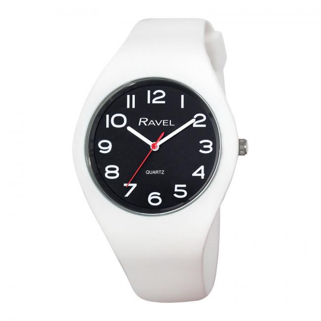 Ravel Unisex Large Comfort Fit Silicone Watch R1804-1 Available Multiple Colour