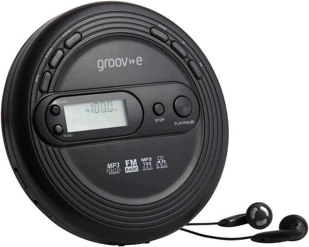 Groove Discman with Radio - Black