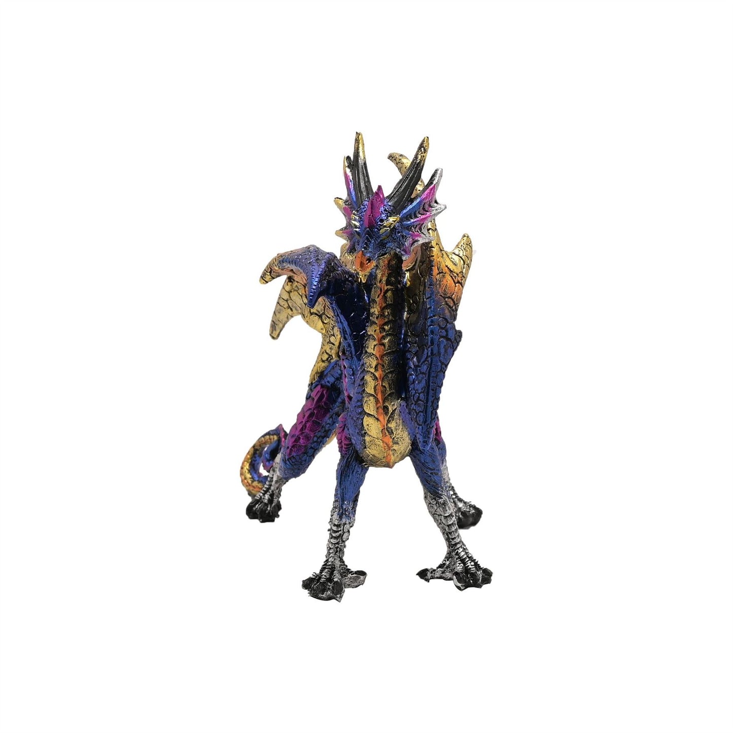 Blue Dragon with Gold Wings Figurine