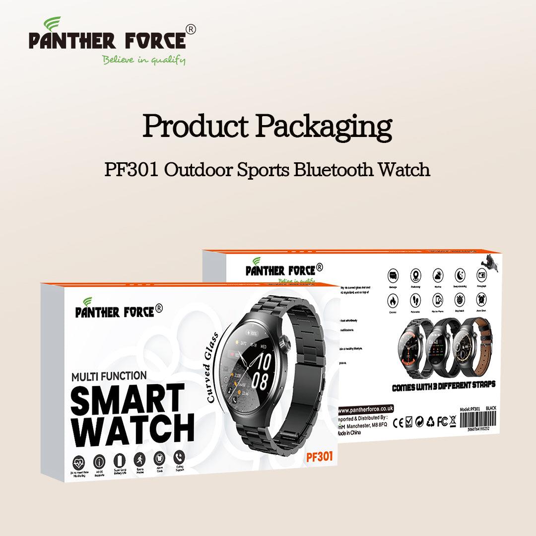 Pantherforce 1.52" 3D Spherical Screen SmartWatch