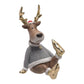Sitting Reindeer Christmas Figurine