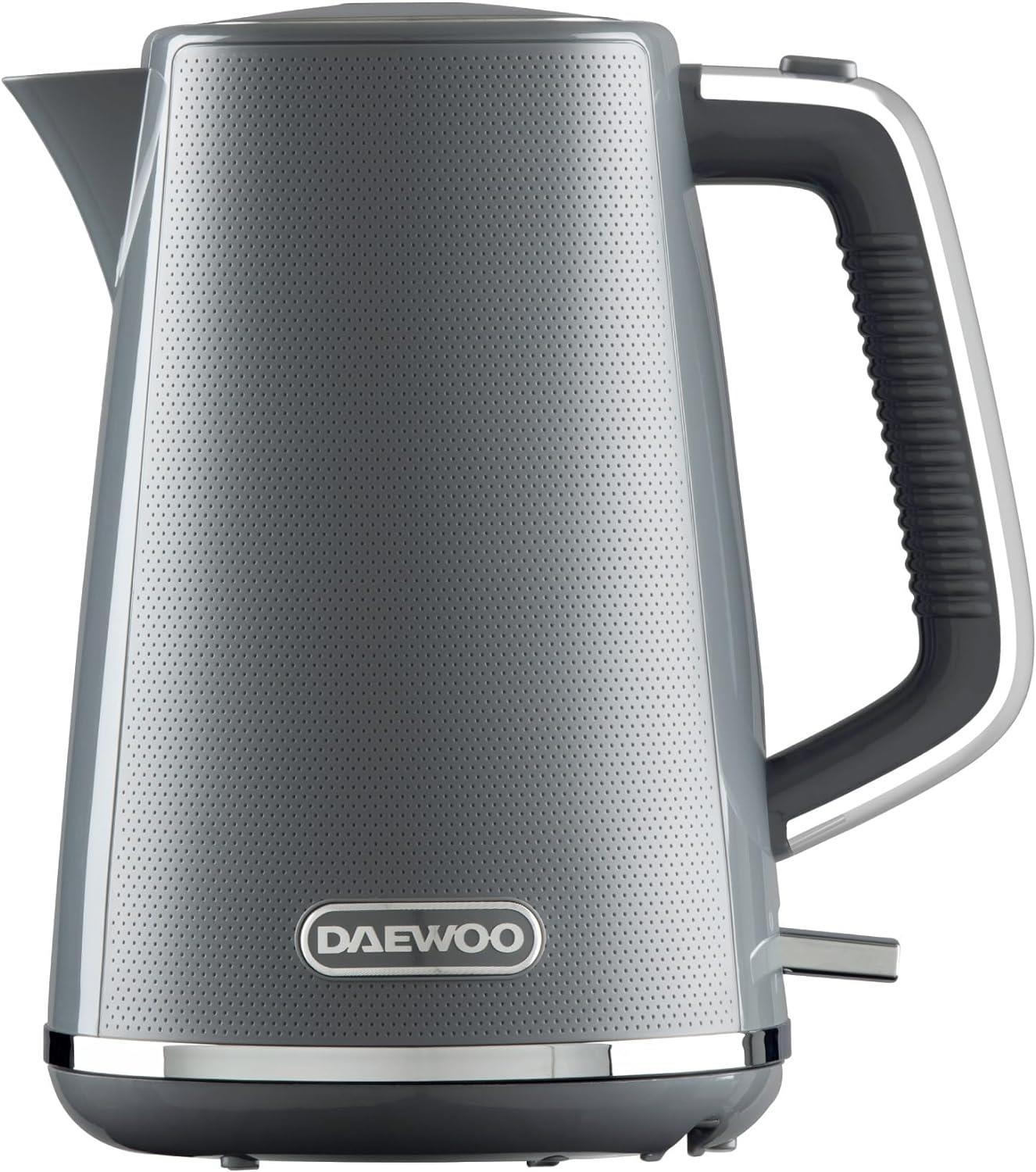 Daewoo Stirling 1.7L Jug Kettle 3000w Grey SDA2631