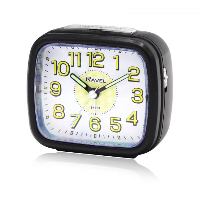 Ravel Mid sized Bedside Quartz Alarm Clock RC044 Available Multiple Colour