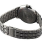Lorus Mens Black Dated Dial Stainless Steel Bracelet Watch RH947PX9