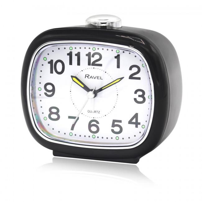 Ravel Large Sized Bedside Quartz Alarm Clock RC045 Available Multiple Colour