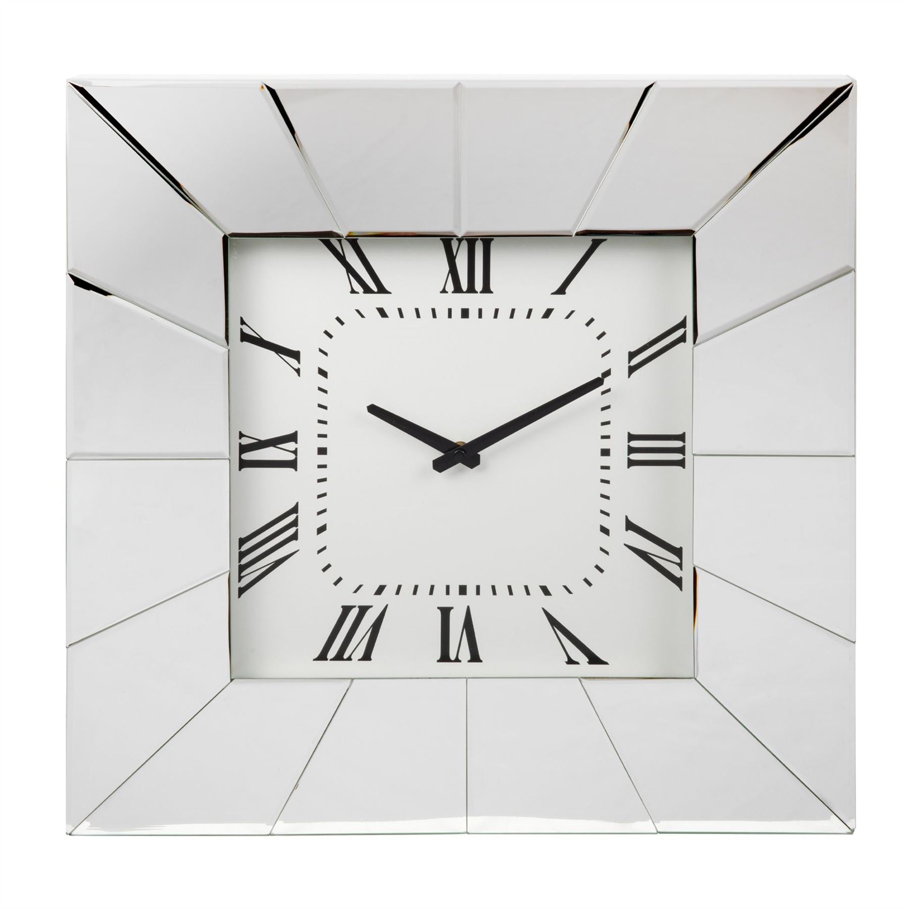 Wall Clock With Mirror and Slice hotsell 50x50cm