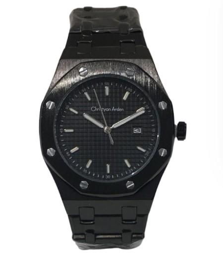 Christyan Arden Mens Fashion Octagon Dated Dial Analogue Bracelet Strap Watch Available Multi Color (NY London)