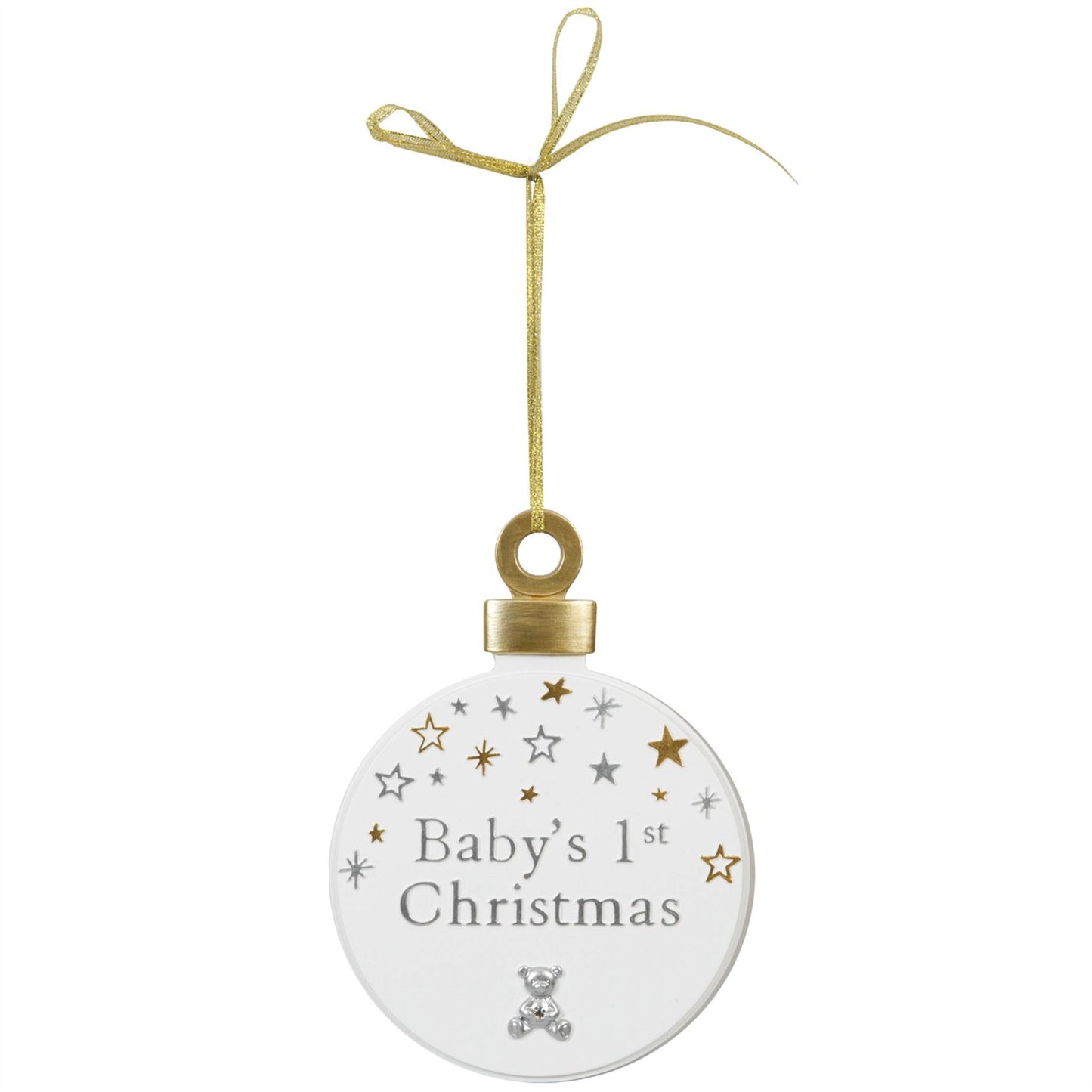 Bambino Baby's First Christmas Resin Plaque