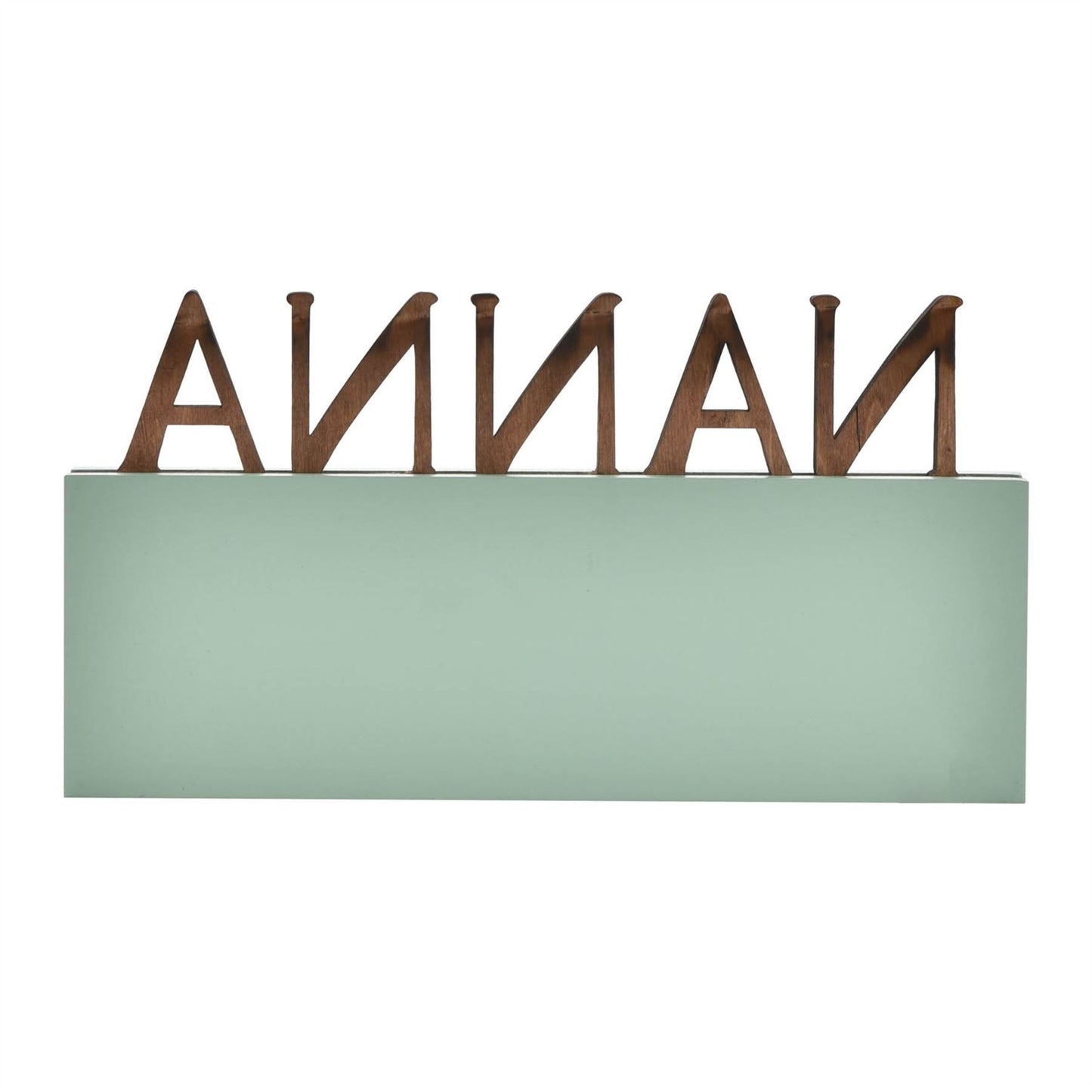 The Cottage Garden Letter Mantel Plaque "Nanna"