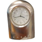 Miniature Clock Silver tone Plated Pad Lock Solid Brass IMP1053S - CLEARANCE NEEDS RE-BATTERY