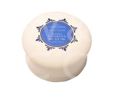 KING CHARLES III LARGE CERAMIC TRINKET BOX MADE IN UK - CORONATION