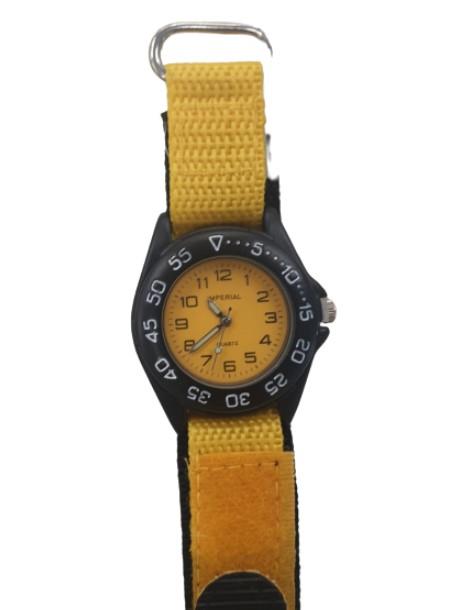 Imperial Children Girls & Boys Mid Dial with Velcro Strap Easy Fasten Watch IMP429 Available Multiple colour CLEARANCE NEEDS RE-BATTERY