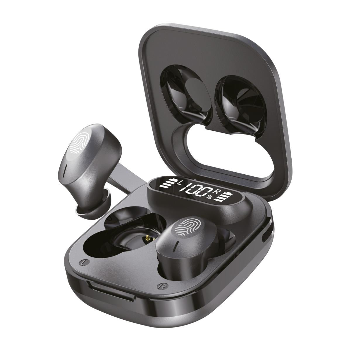 WYEWAVE Black Stereo Wireless Earbuds TG TWS02 RRP 39.99