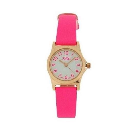 Reflex Girls Ladies White Dial Leather Strap Available Multiple Colour Strap Watch 1013