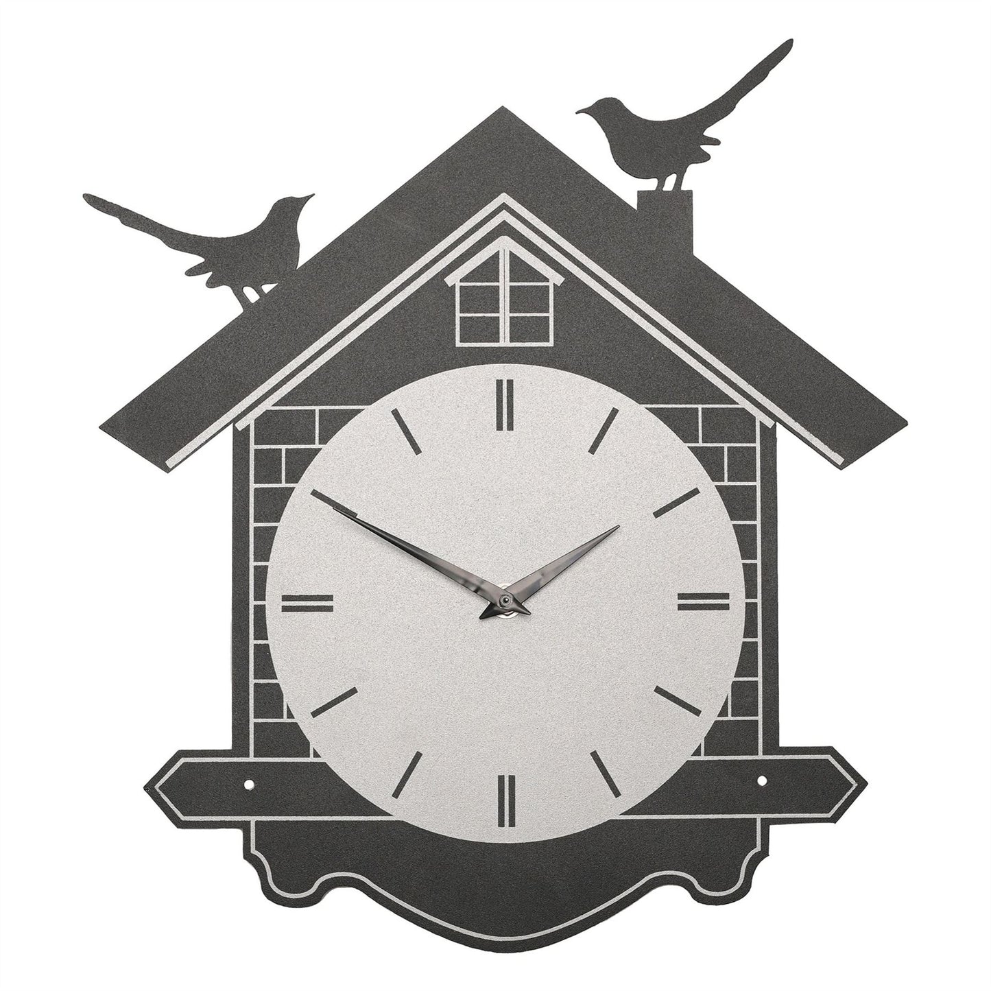 Wm Widdop House Silhouette Wall Clock 36cm