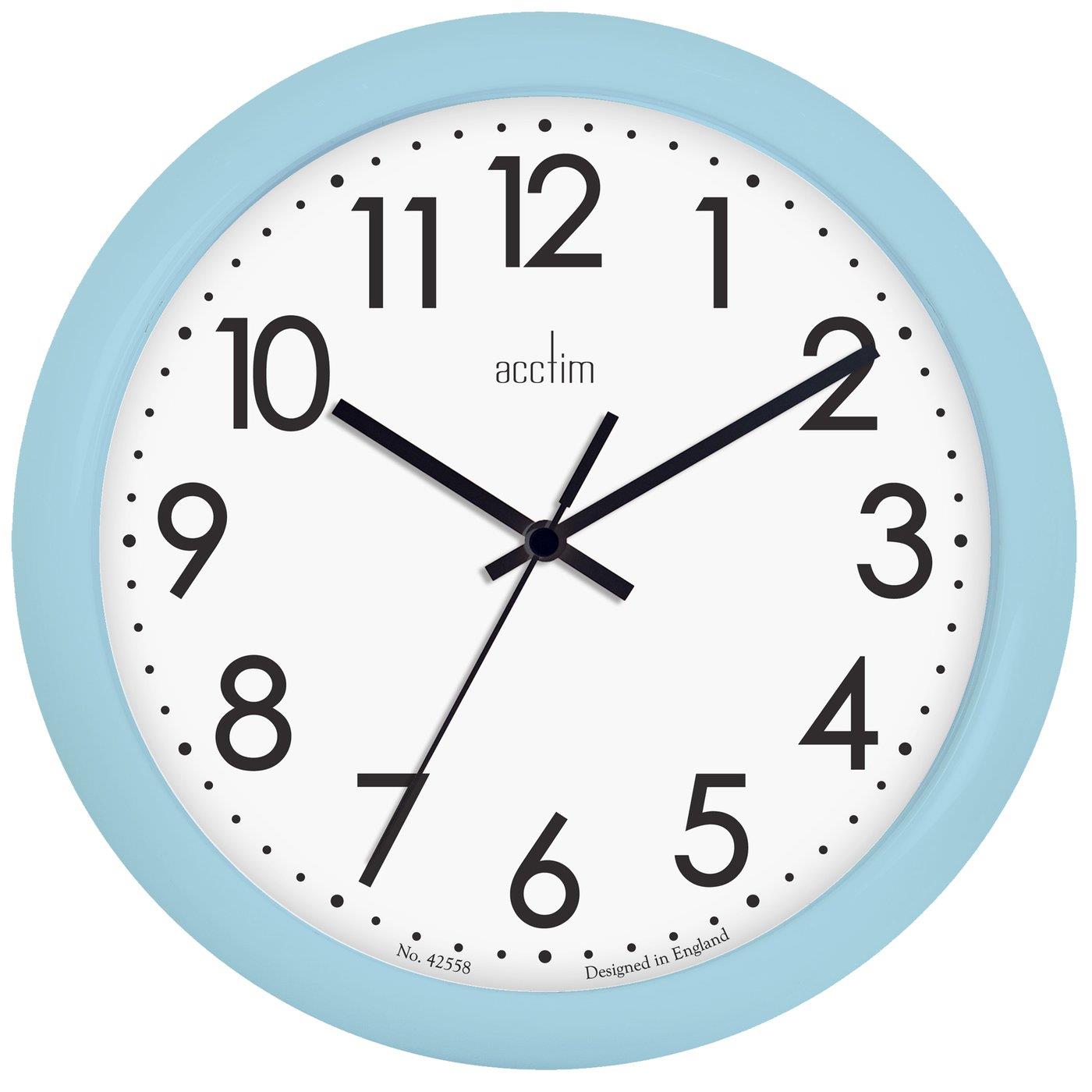 Acctim Abingdon Wall Clock 25.5cm Available Multiple Colour