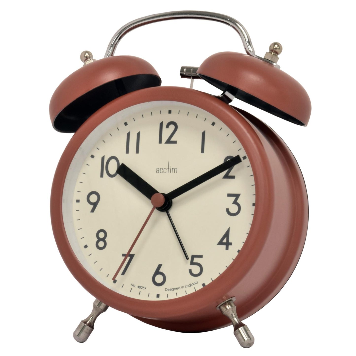 Acctim Hardwick Double Bell Alarm Clock  1612 - Available Multiple colour