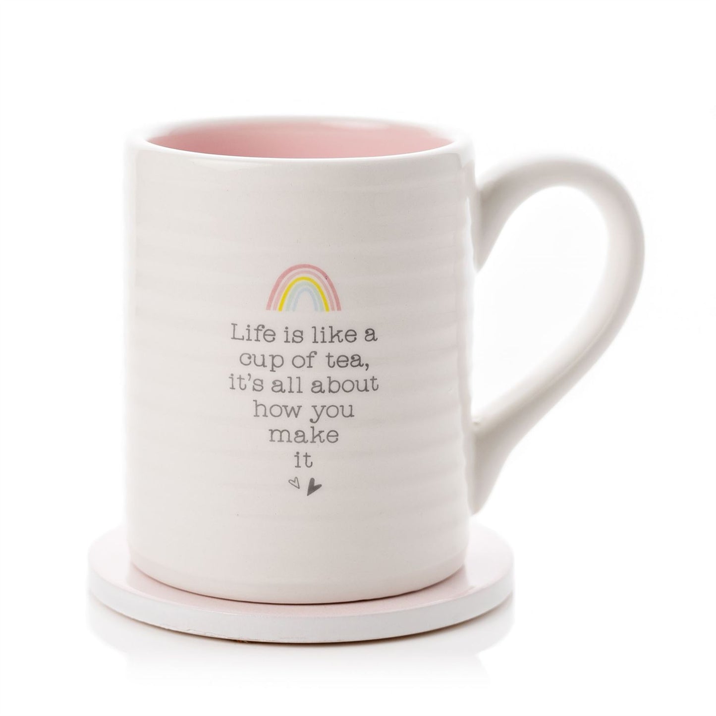 Love Life Mug & Coaster Set - Life is Like Tea