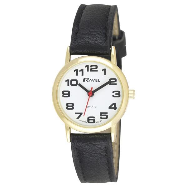 Ravel Ladies Basic Leather Strap Watch R0105L Available Multiple Colour