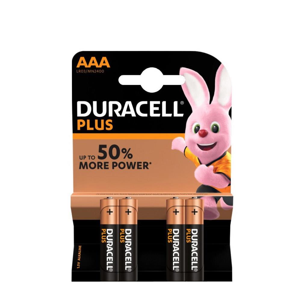 Duracell Plus AAA Alkaline Batteries MN2400+