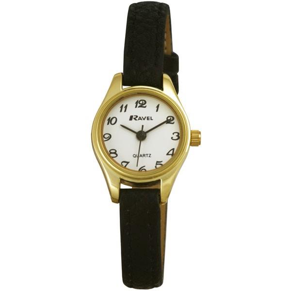 Ravel Ladies Classic Cocktail Analogue Leather Strap Wristwatch R0124L