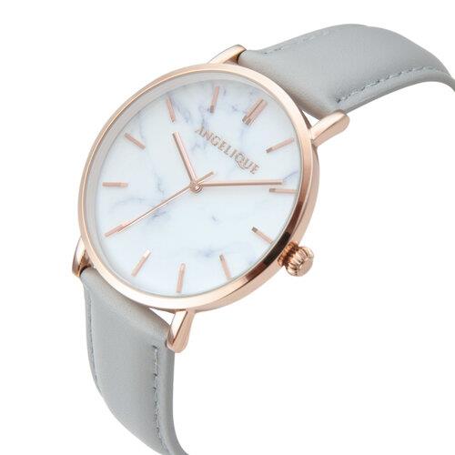 Angelique Ladies Fashion Dial Leather Strap Watch Available Multiple Design