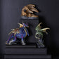 Blue Dragon with Gold Wings Figurine
