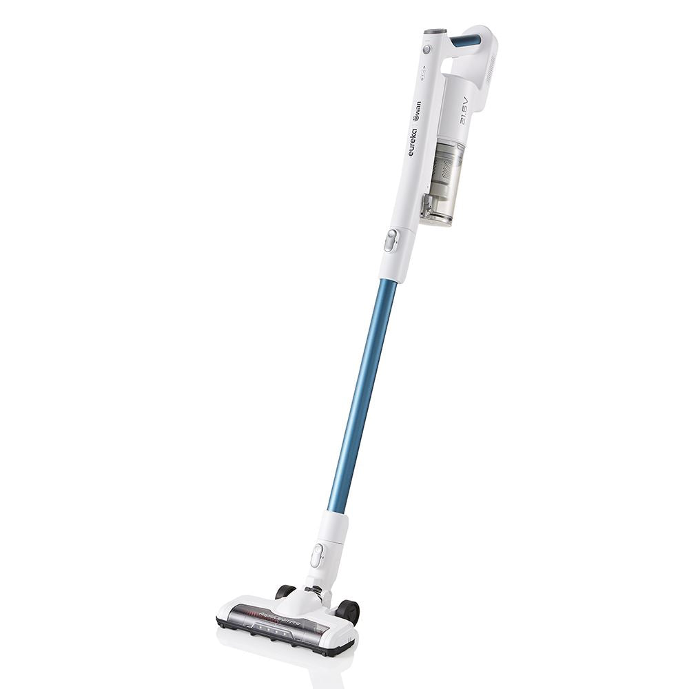 Swan Rapidclean Cordless Ultra Lightweight 3-in-1 Stick Vacuum Cleaner, 0.45L Dust Capacity, 40 Min Run Time, Blue & White