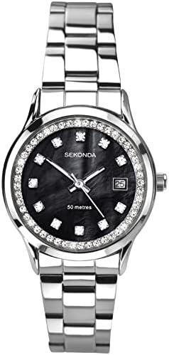 Sekonda Ladies Midnight Star with Black Mother of Pearl Dial Watch 40325