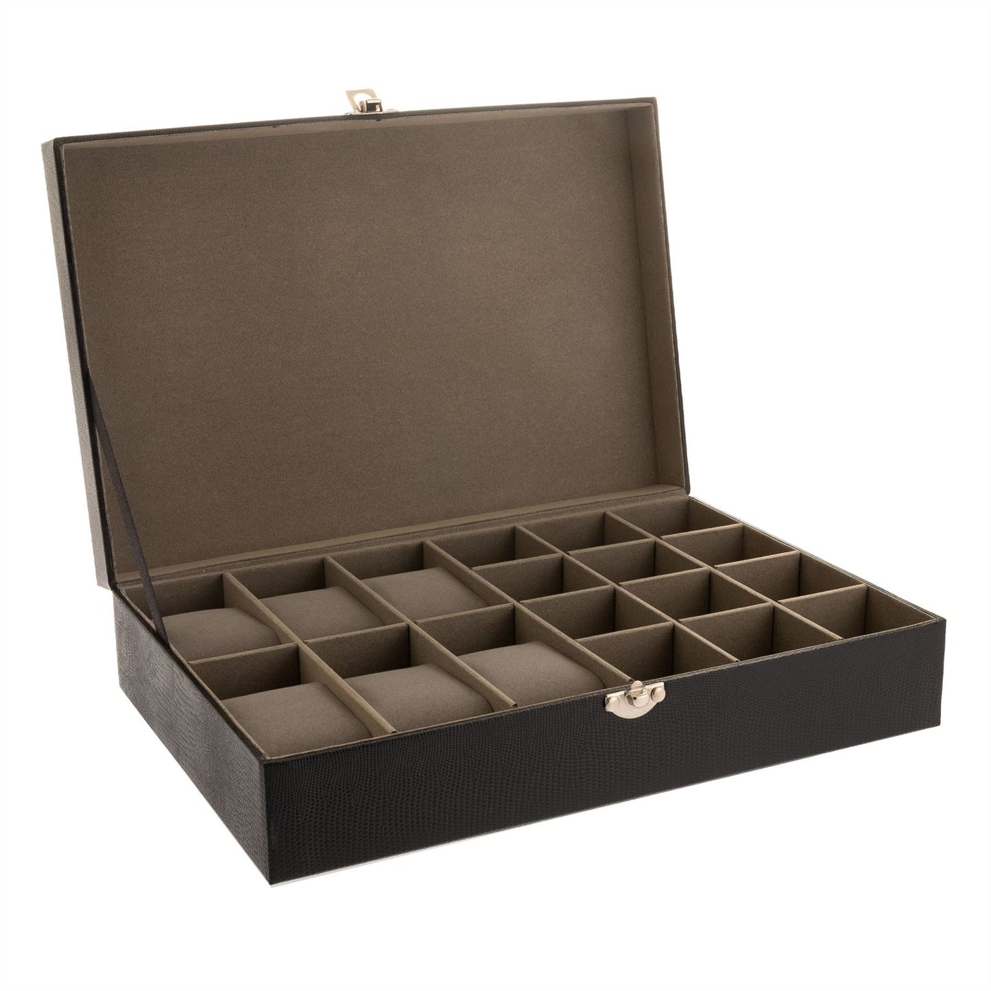 Harvey Makin Watch/Cufflink Box Holds 6 Watches/12 Cufflinks HM1206_WP