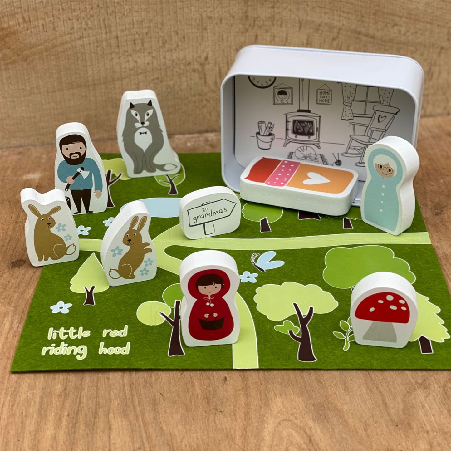 Apples To Pears Storytime Gift In A Tin Little Red Riding Hood