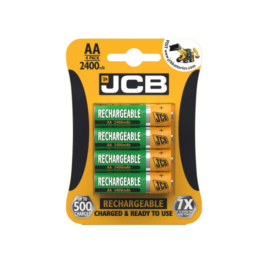S5350 JCB AA 2400mAh Rechargeable Battery - Pack of 4