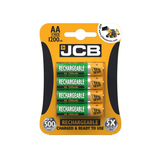 S5452 JCB AA 1200mAh Rechargeable Battery  - Pack of 4