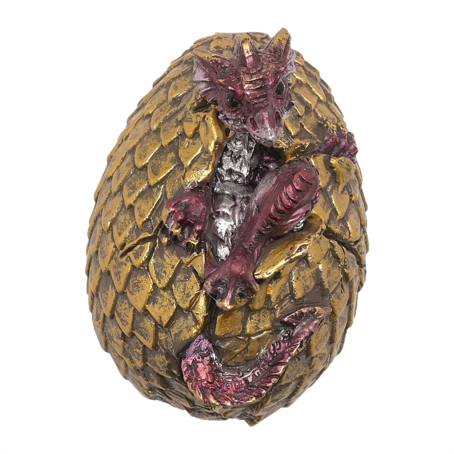 Fang Golden Dragon Egg Figurine