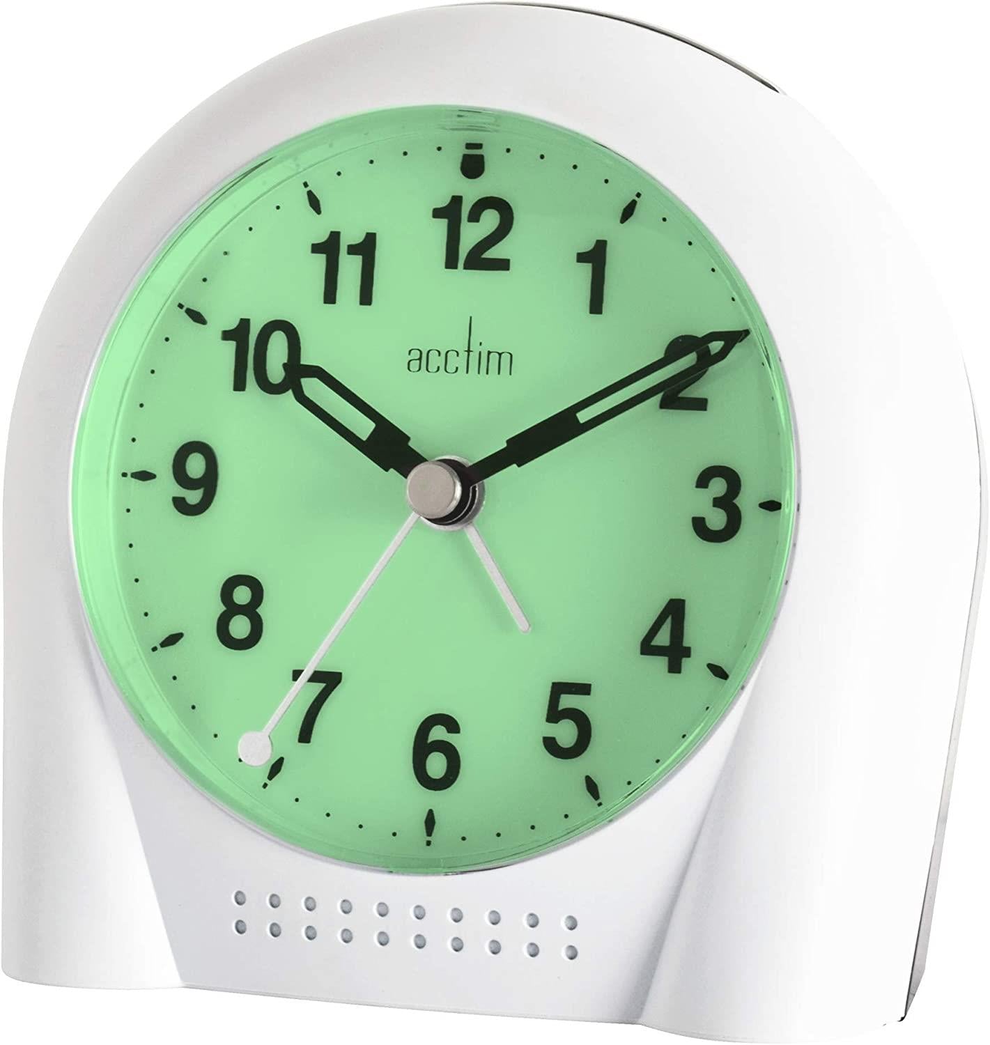 Acctim Sweeper Smartlite® Alarm Clock Available Multiple Colour