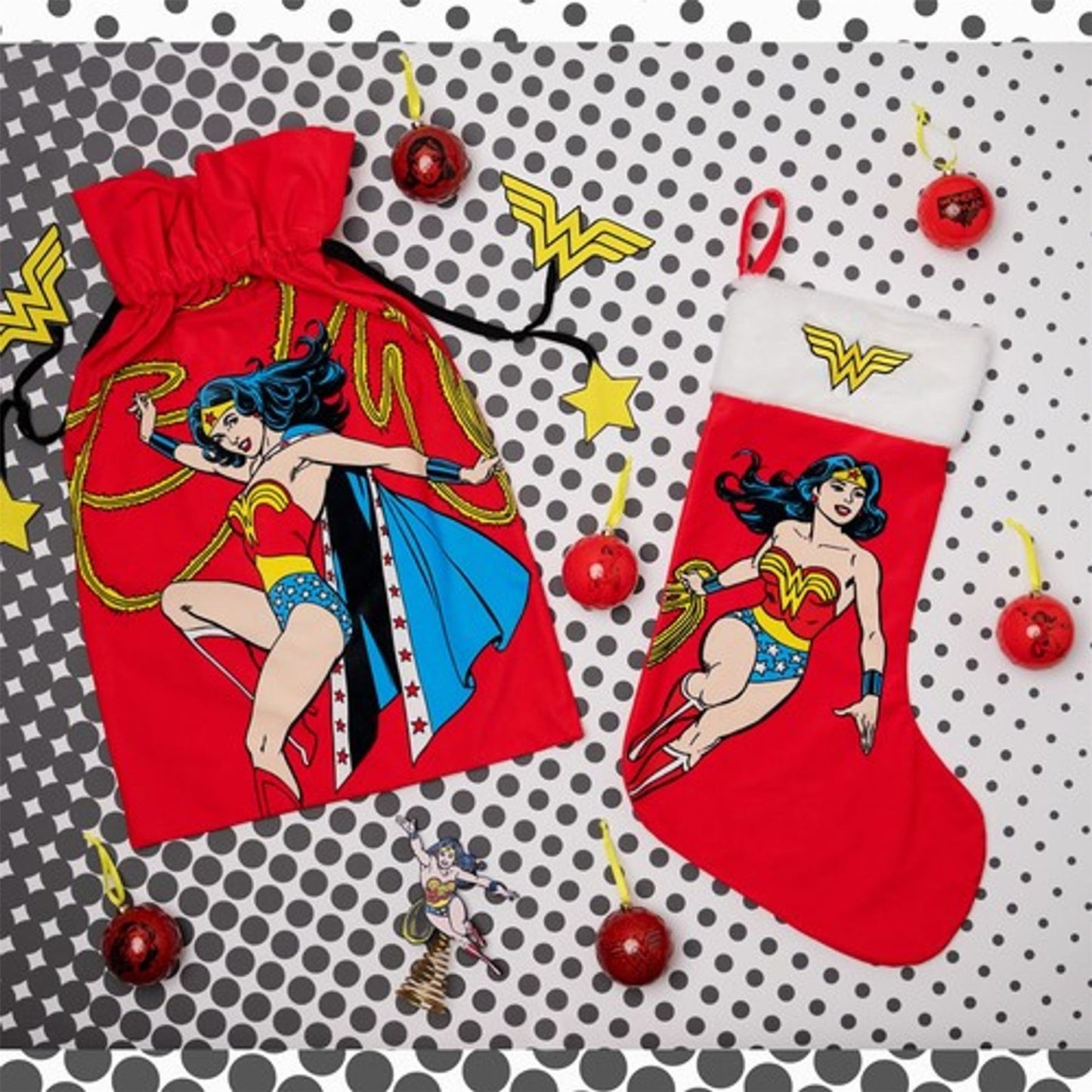 DC Comic Christmas Stocking - Wonder Woman