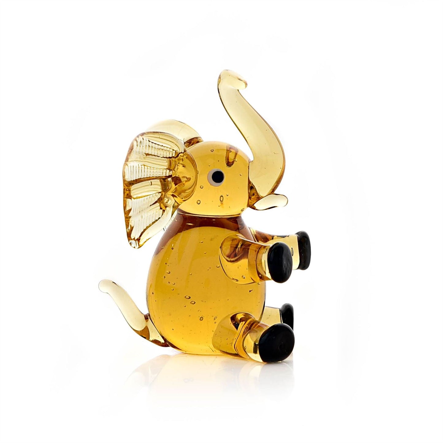 Objets d'art Miniature Glass Figurine - Elephant