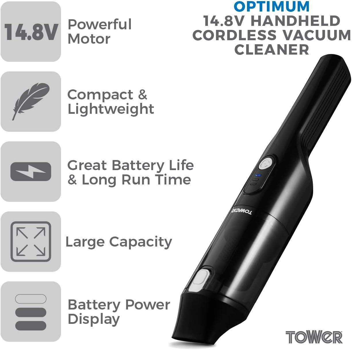 Tower Cordless Handheld Vacuum Cleaner