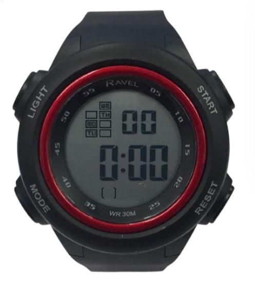 Ravel Mens Boys 3ATM Digital Sports Dial Rubber strap Watch RDG.14.25-41