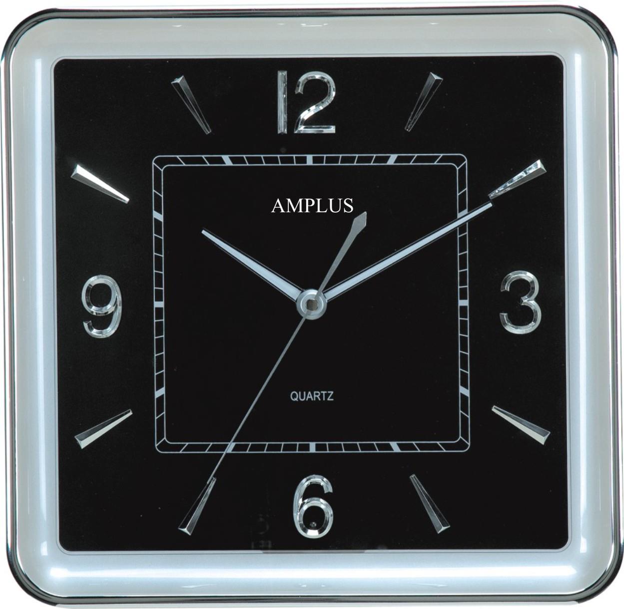Amplus Quite Sweep Second Hand With Night Sensor Wall Clock PW165 Available Multiple Colour