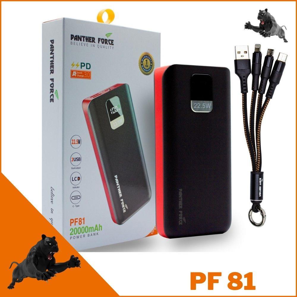 Panther Force PD3.0 20000mah Power Bank - PF81