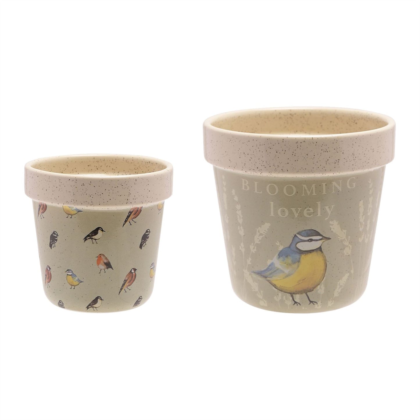 Country Living Set of 2 Planters - Garden Birds